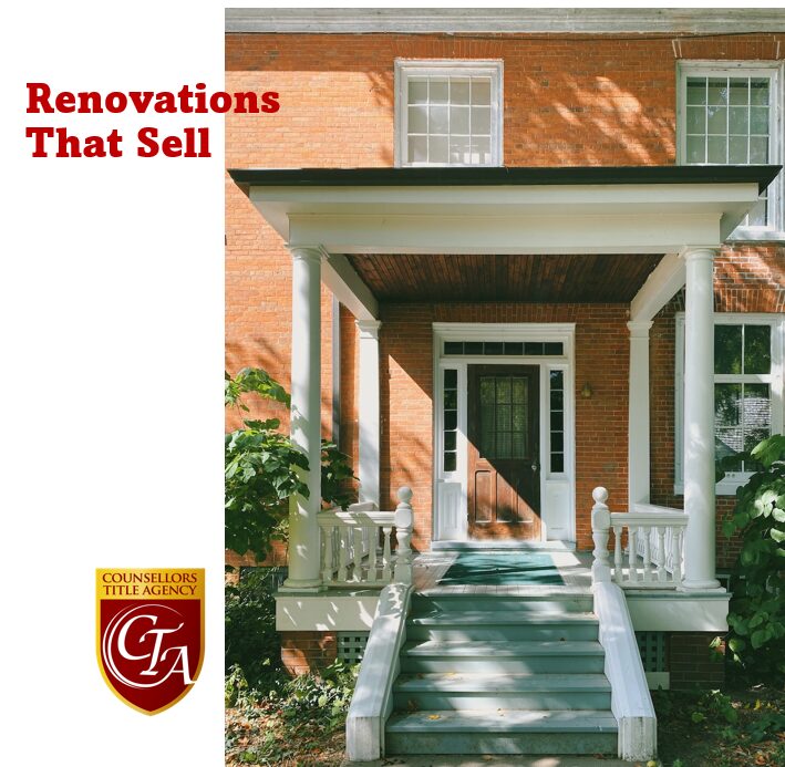 Charming front porch renovation with classic brick and welcoming steps.