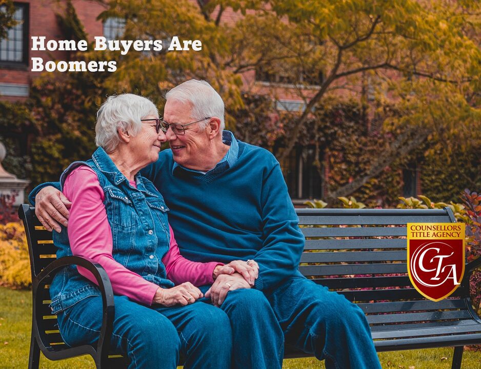 Elderly couple enjoying a peaceful moment on a park bench, symbolizing home buyers and homeowners.