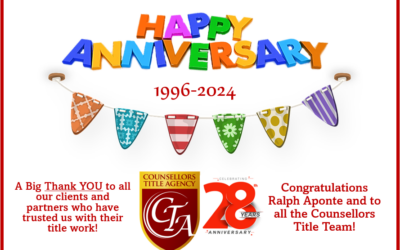 Counsellors Title Celebrates 28th Anniversary