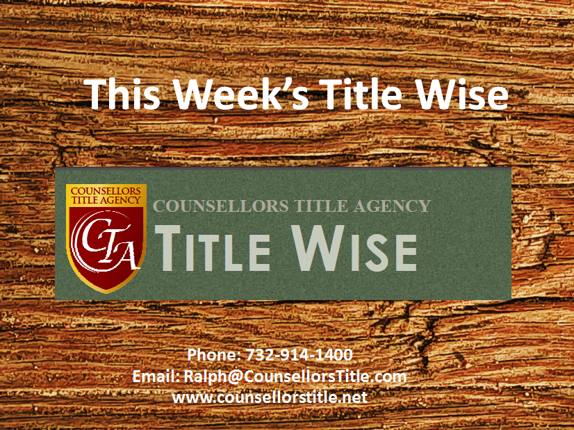 This Week's Title Wise announcement banner.