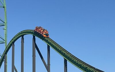 Kingda Ka Roller Coaster Comes Down