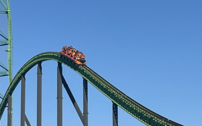 Kingda Ka Roller Coaster Comes Down