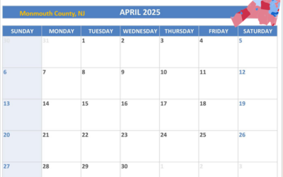Monmouth County April Activities