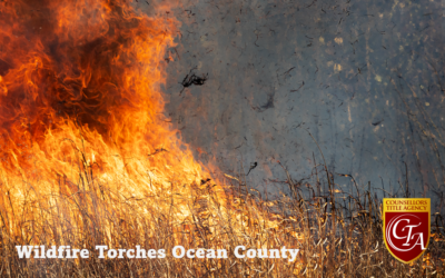 Ocean County Wildfire Still Ablaze
