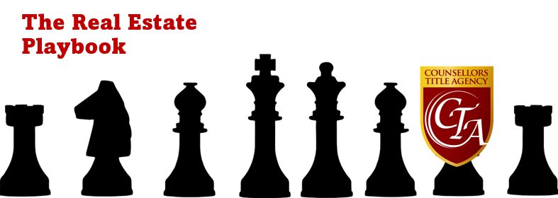 Chess pieces with real estate playbook text.