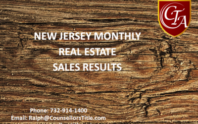 July New Jersey Existing Sales