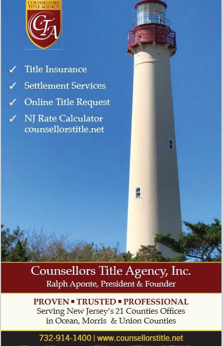 Counsellors Title Agency ad with lighthouse