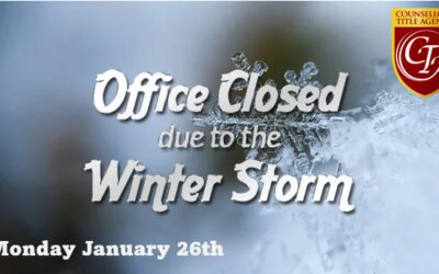 Counsellors Title Closed Monday January 26th