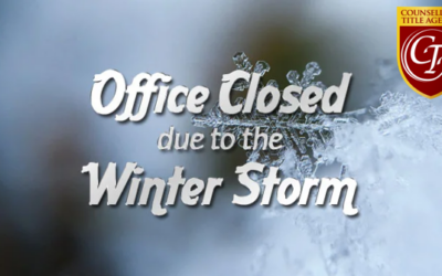 Counsellors Title Will Be Closed Monday February 23rd
